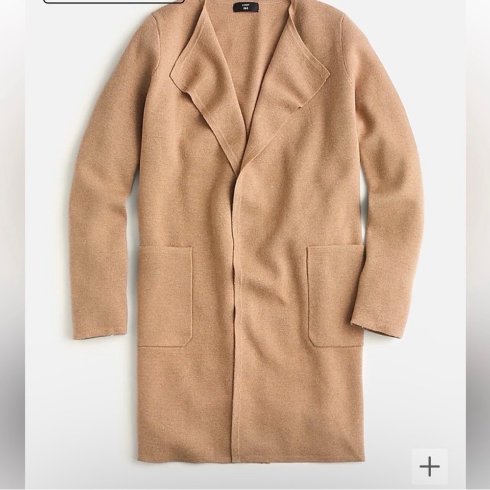 Juliette collarless sweater-blazer